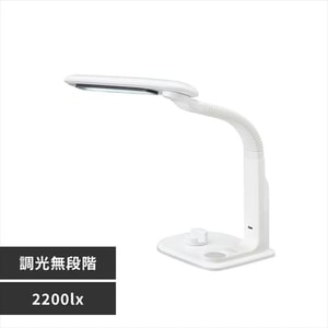 LEDデスクライト ホワイト LDL-501RN-W H535775F│アイリスプラザ LEDデスクライト ホワイト LDL-501RN-W H535775F│アイリスプラザ