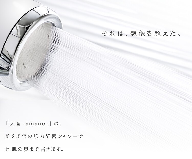 オムコ東日本 amane シャワーヘッド ベージュ 1
