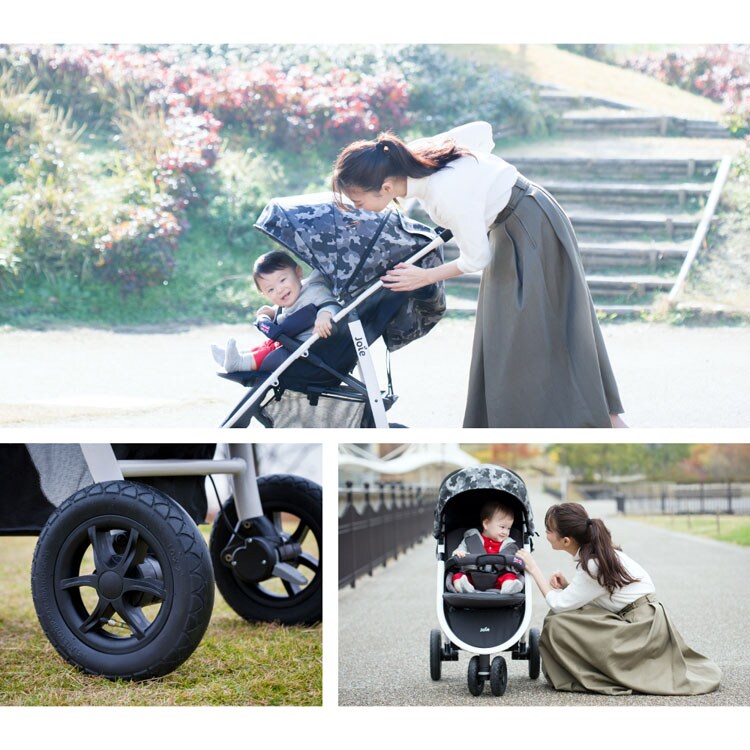 Joie Joie ベビーカー ライトトラックス エア クッション付 カシュー 41980 【プラザセレクト】