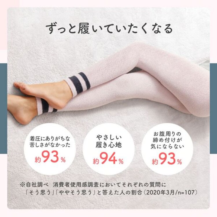 メディキュット フワッとキュッと パジャマレギンス サクラピンク M 【プラザセレクト】