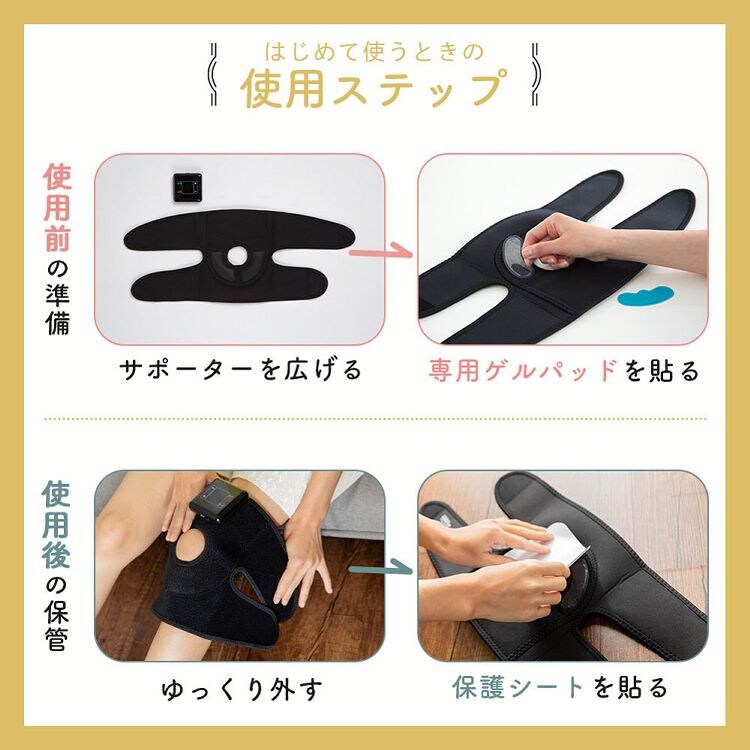 交換用ゲルパッド/2セット（4枚入り） クリア IHC-F21-L005