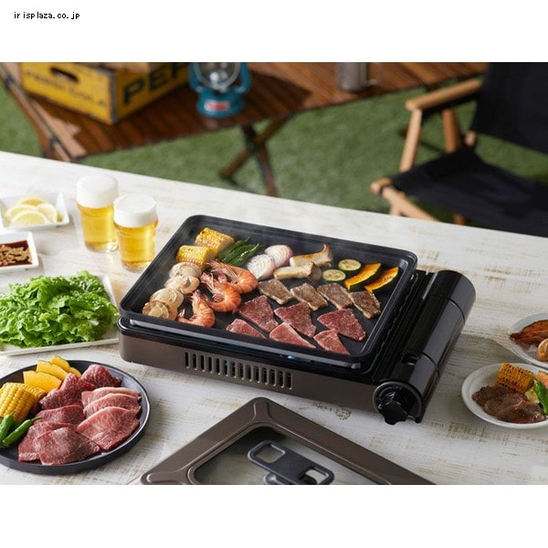 カセットガスホットプレート 焼き上手さんβ ブラウン CB-GHP-B