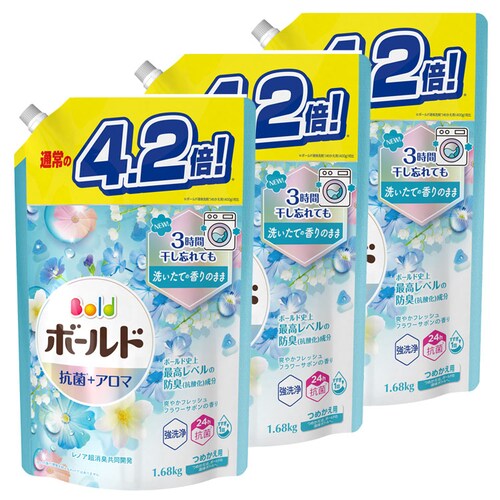 �y3�Z�b�g�z P&G �{�[���h �W�F��  �l�� �E���g���W�����{�T�C�Y �u�₩�t���b�V���t�����[�T�{���̍��� 1680g_1