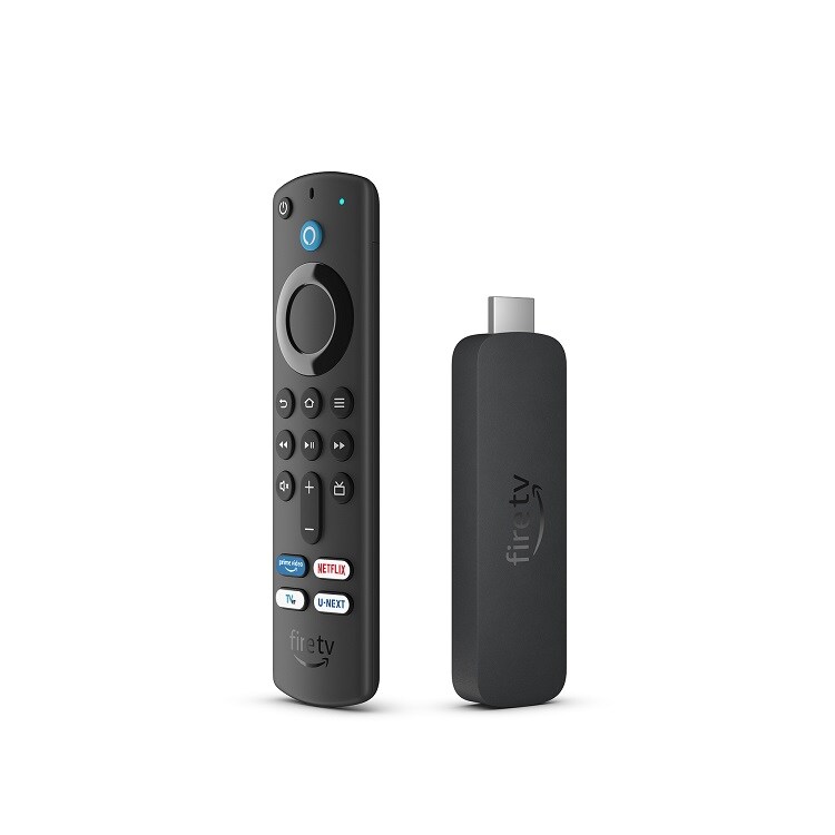 Amazon Fire TV Stick 4K (第2世代) ブラック B0BW2L198L 【プラザセレクト】