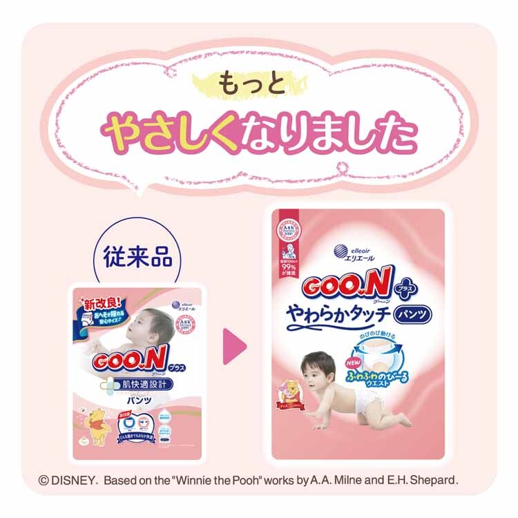 【3個セット】グーンプラス やわらかタッチ パンツ 232202 【プラザセレクト】