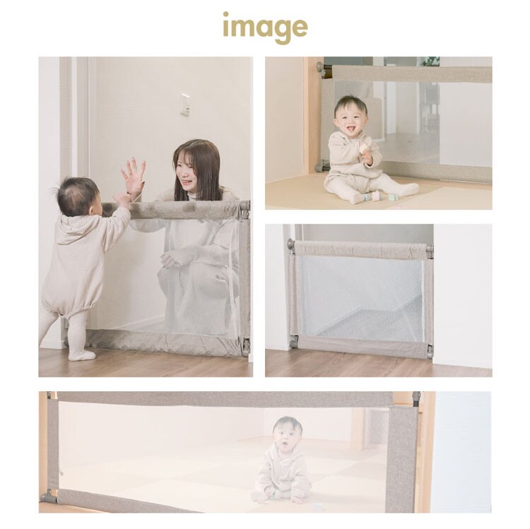 KISSBABY ベビーゲート ベビーフェンス 突っ張り式 ベビーフェンスガード 100-170cm 1270207131
