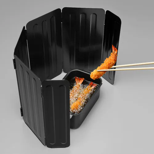 ポコフリット オイルガード(6面) RD-0099 【プラザセレクト】【代引き不可】_1