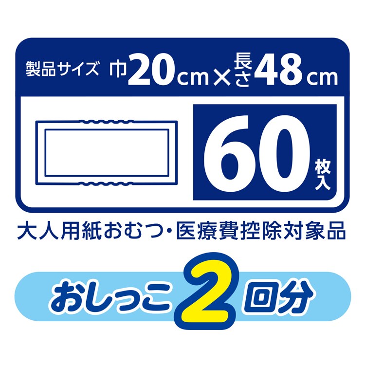 3個】リフレ スーパー尿パッド 男女共用 60枚 920569 7272331