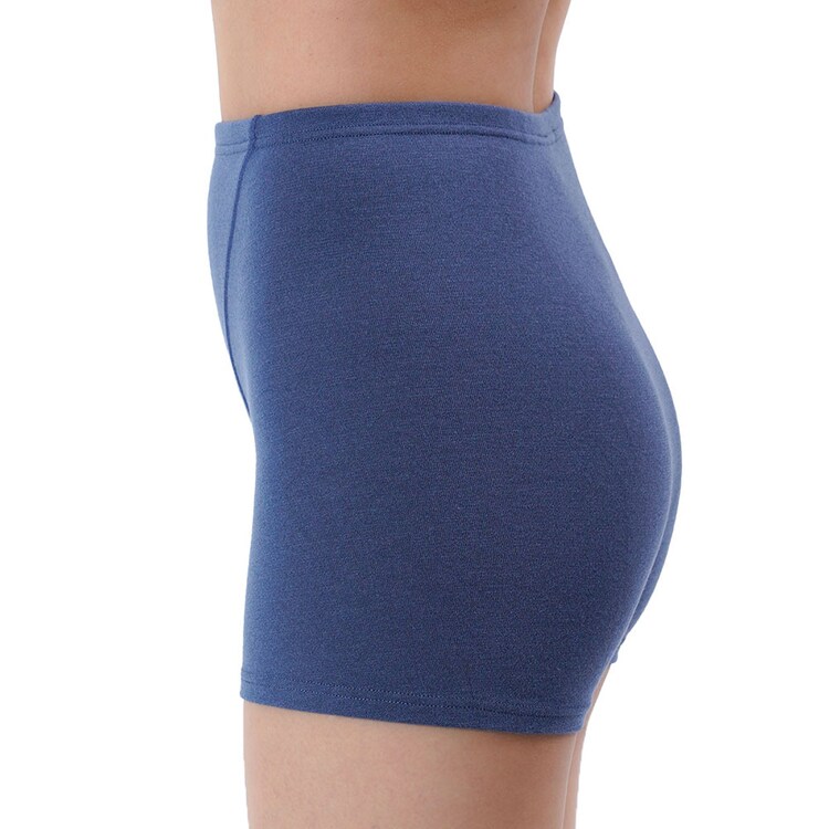 Fukuske 満足 美温活 湯たんぽ心地 ショーツ 無地 1分丈 吸湿発熱 37-4808F 【プラザセレクト】