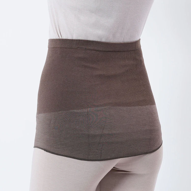 Fukuske 満足 美温活 はらまき心地 腹巻 無地 リブ 吸湿発熱 37-4001G 【プラザセレクト】