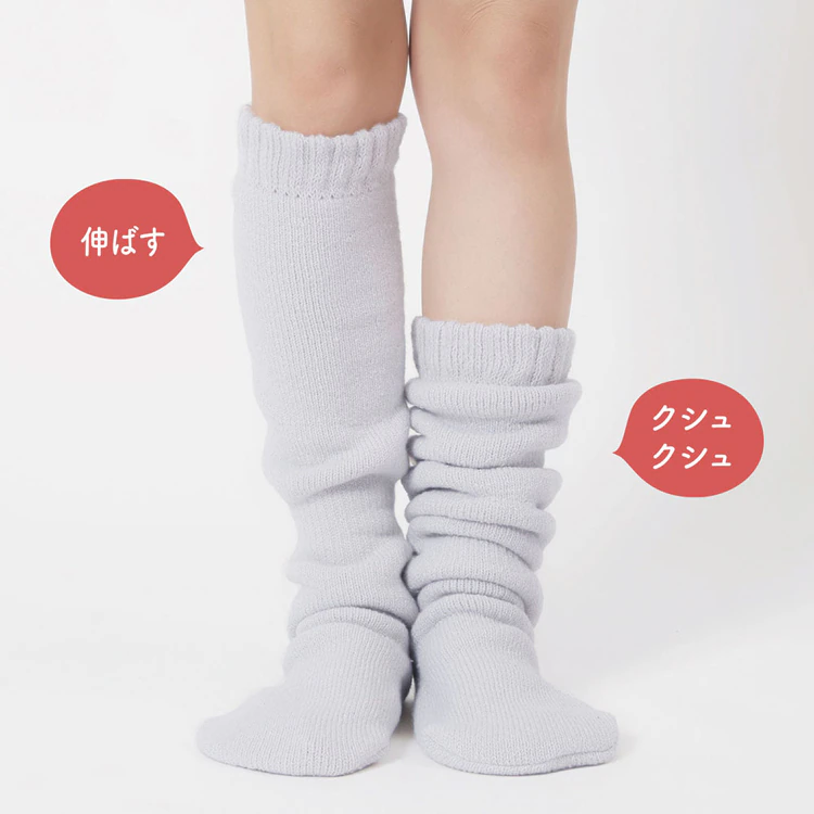 Fukuske スタイリング満足 美温活 おふとん心地 ルームソックス 靴下 無地 60cm 防寒対策 22-25cm 4245-87M 【プラザセレクト】