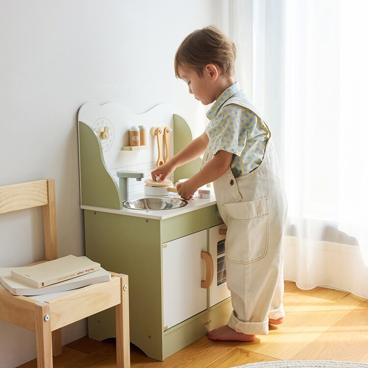 DADWAY おままごとキッチン/フォレストグリーン TYPR44048N 【プラザセレクト】