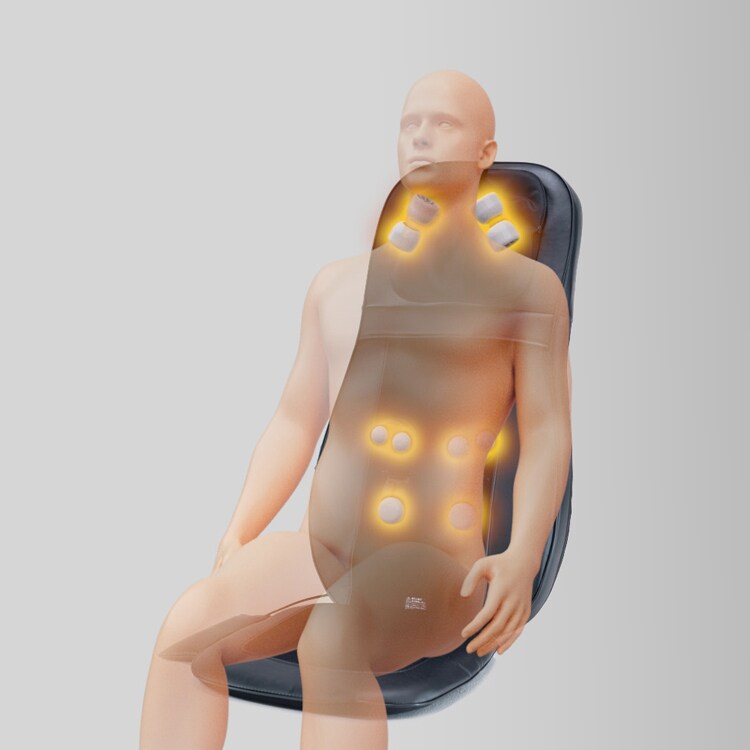 フジ医療器 フジシートマッサージャー H23 ブラック SS-200 【時間指定不可】【代引不可】【同梱不可】【プラザセレクト】