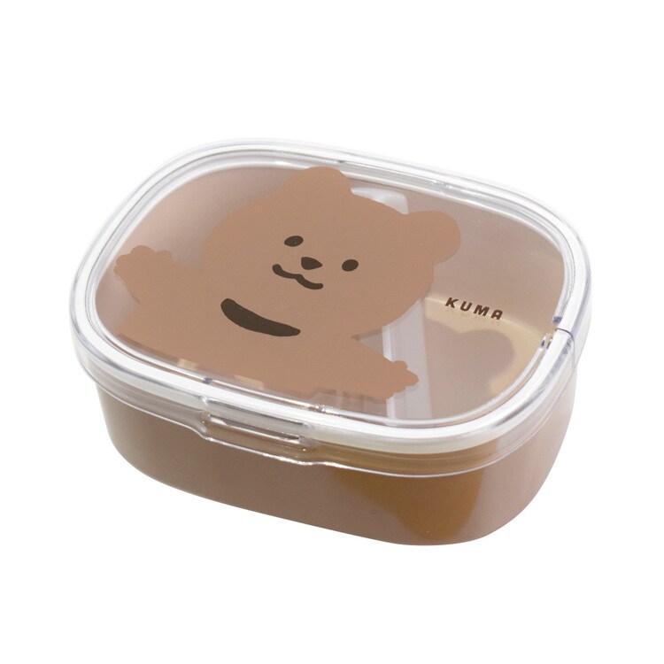 弁当箱ランチランチボックスレディース花柄1段弁当箱電子レンジ対応食洗機対応抗菌銀イオン安心安全パッキンムームー抗菌ワンタッチランチMサブヒロモリ