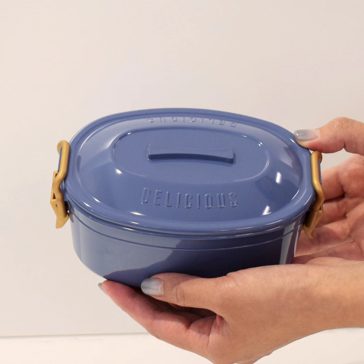 ランチボックス弁当箱一段弁当箱バックルレディース女子2段弁当おしゃれかわいい抗菌清潔安心バクテキラーステイプル抗菌タイトロックランチ2段サブヒロモリ