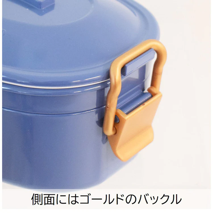 ランチボックス弁当箱一段弁当箱バックルレディース女子2段弁当おしゃれかわいい抗菌清潔安心バクテキラーステイプル抗菌タイトロックランチ2段サブヒロモリ