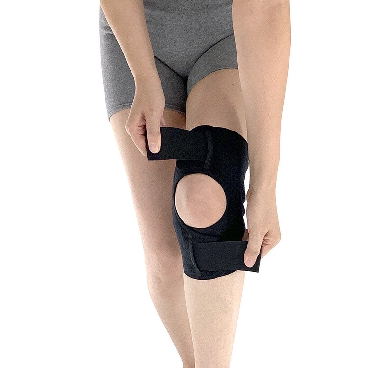 膝サポーターひざサポーター変形性膝関節症レディースメンズ男女兼用ベルトでギュッ!ひざnaossサポーターnoble