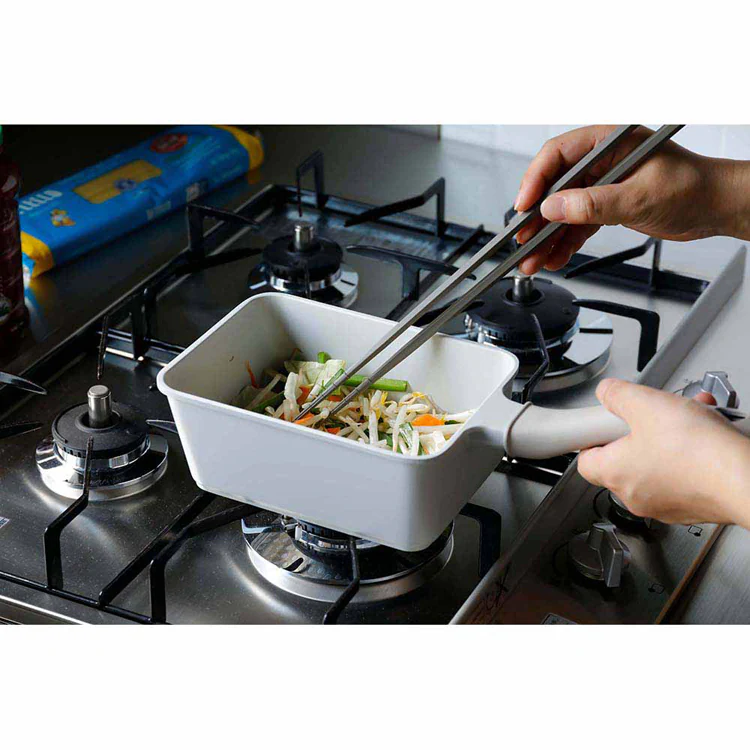 シービージャパン Supot 深型四角フライパン 13×18cm 【プラザセレクト】