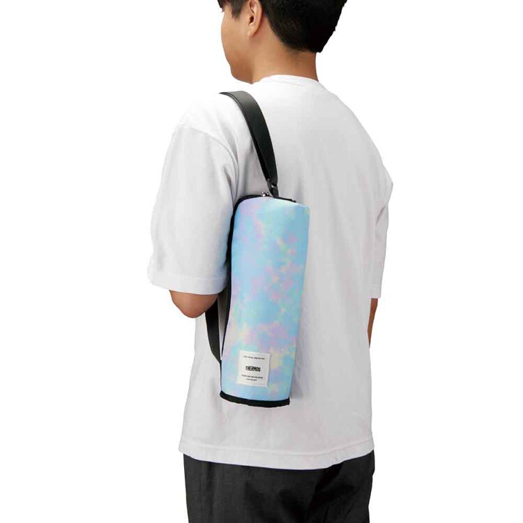 サーモス 保冷マイボトルポーチ 1L APL-1000 GR-C 【プラザセレクト】