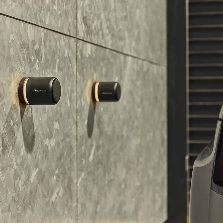 RHYTHM(リズム) MAGSPEAKER DUO 防水スピーカー 9YYA30RH 【プラザセレクト】