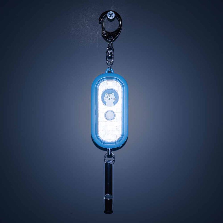 朝日電器株式会社 光る防犯アラーム AKB-300(PK) 【プラザセレクト】