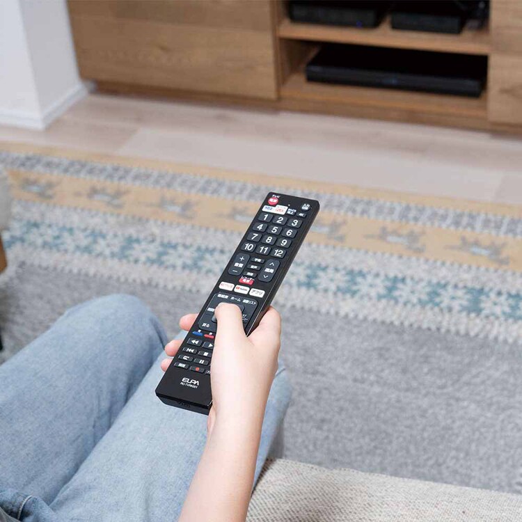 朝日電器株式会社 抗菌レコーダーテレビリモコン RC-TVRK001 【プラザセレクト】