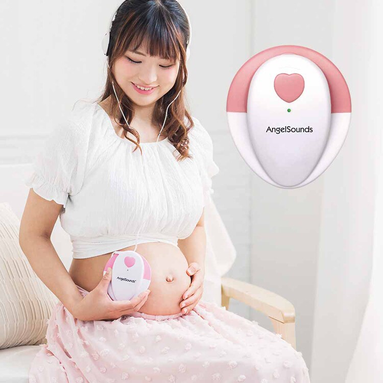 株式会社ちゃいなび 胎児超音波心音計 エンジェルサウンズ ピンク JPD-100S-pink 【プラザセレクト】