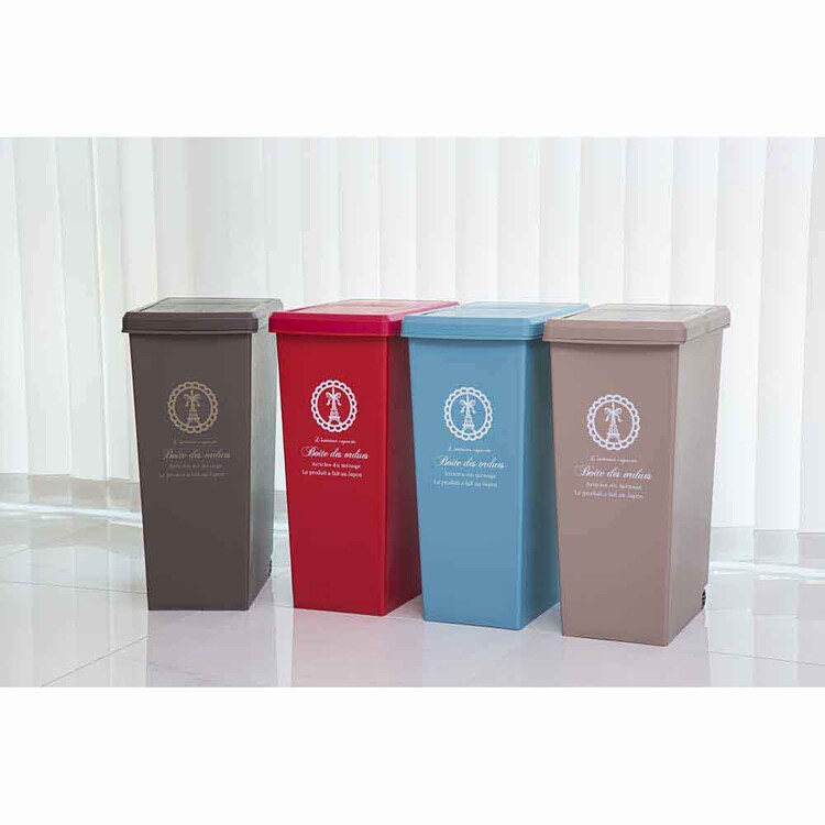 平和工業 スライドペール 30L（パリス柄） 【プラザセレクト】