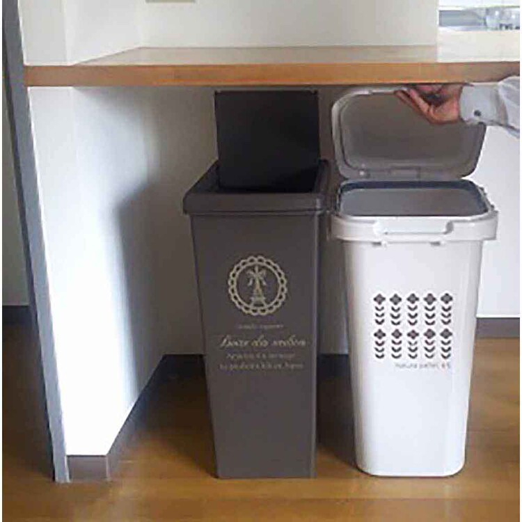 平和工業 スライドペール 45L（パリス柄） 【プラザセレクト】