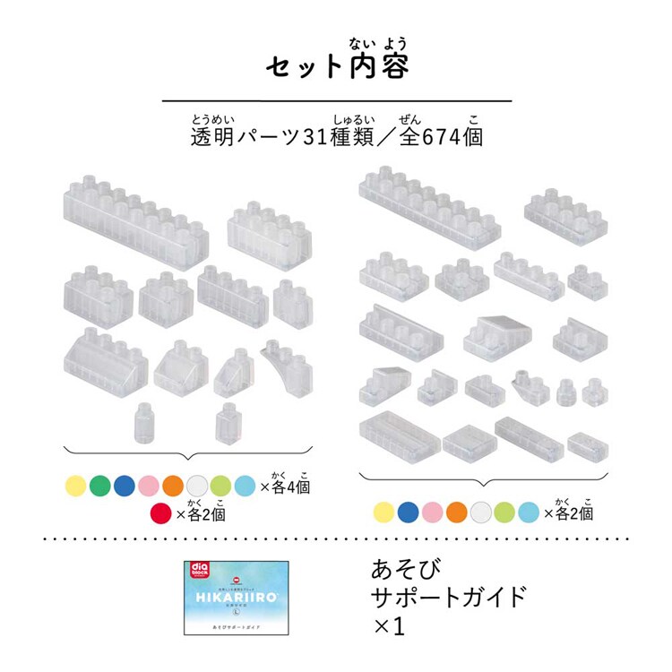カワダ ダイヤブロック HIKARIIRO(ヒカリイロ) L ND-05 【プラザセレクト】