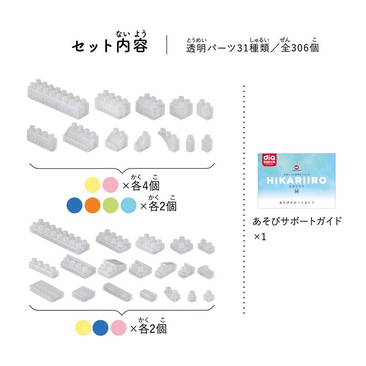 カワダ ダイヤブロック HIKARIIRO(ヒカリイロ) M ND-06 【プラザセレクト】