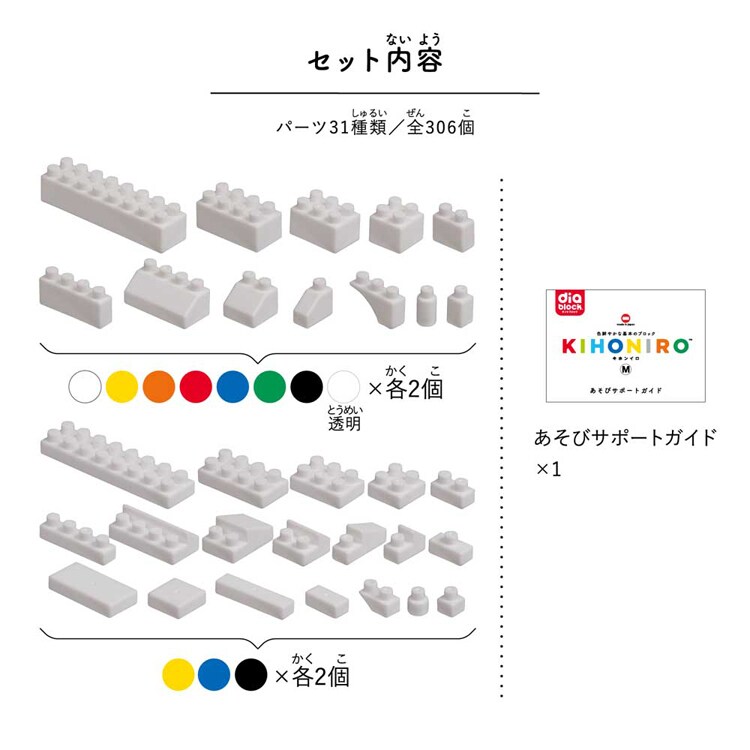 カワダ ダイヤブロック KIHONIRO(キホンイロ) M ND-09 【プラザセレクト】