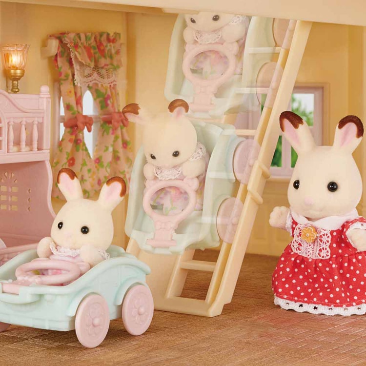 ドイツ　スピールフォーム社　赤い屋根の飾り棚 エポック社 赤い屋根の大きなお家 おすすめ家具セット－コトコト