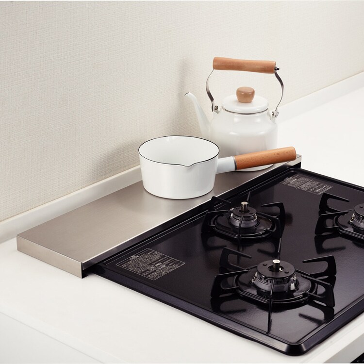 パール金属 ステンレスワイド排気口カバー 60cm用 HC-898 【プラザセレクト】