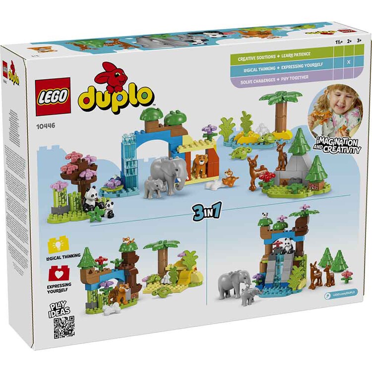 DUPLO デュプロのまち 3in1 どうぶつのかぞく 10446 【プラザセレクト】
