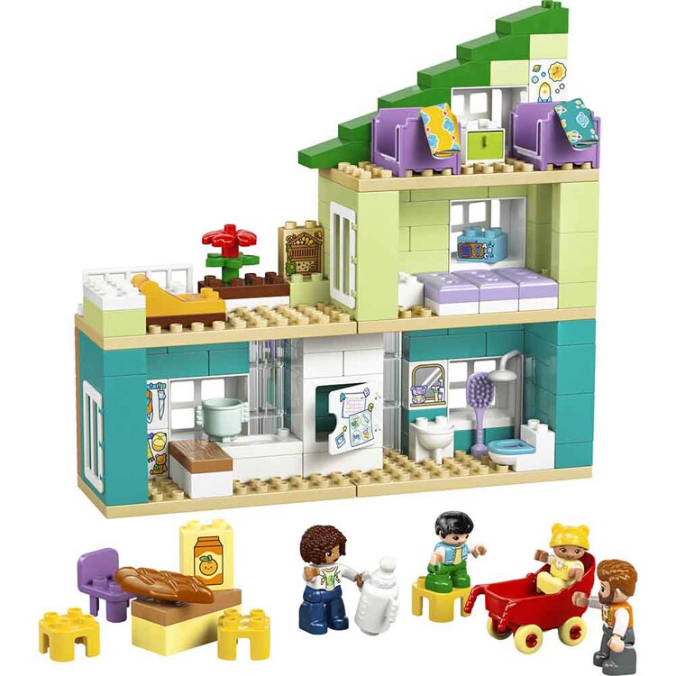 DUPLO 3 in 1 モダンハウスとかぞくのフィギュア 10470 【プラザセレクト】