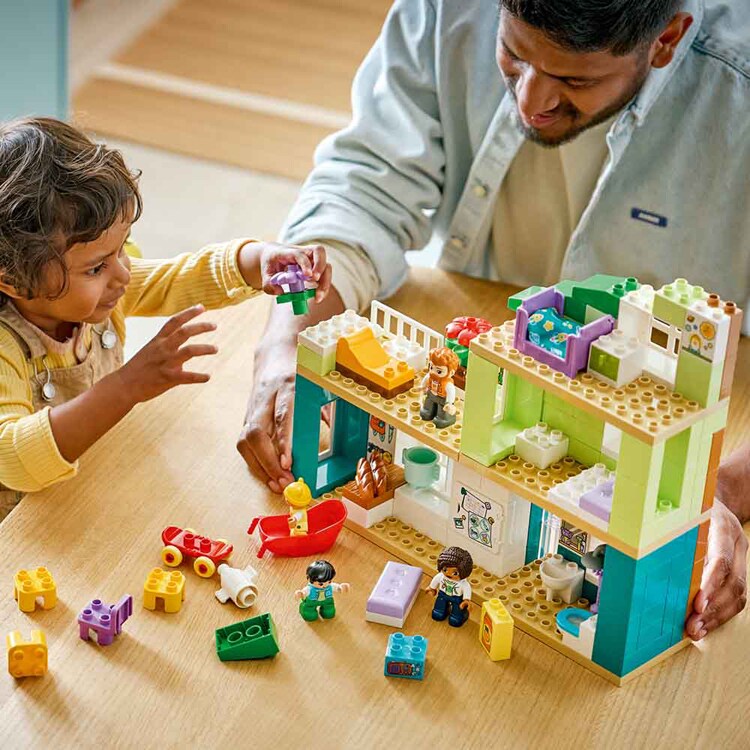 DUPLO 3 in 1 モダンハウスとかぞくのフィギュア 10470 【プラザセレクト】