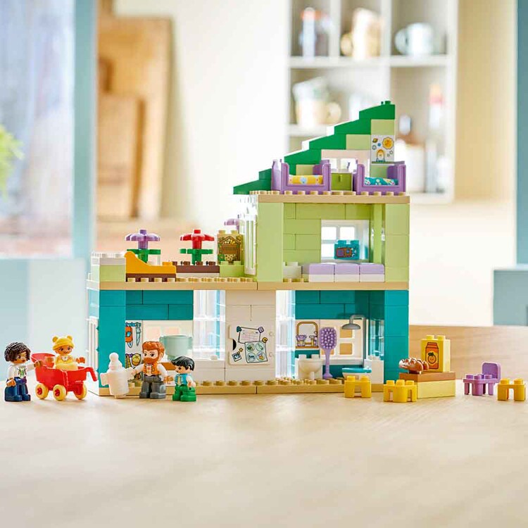 DUPLO 3 in 1 モダンハウスとかぞくのフィギュア 10470 【プラザセレクト】