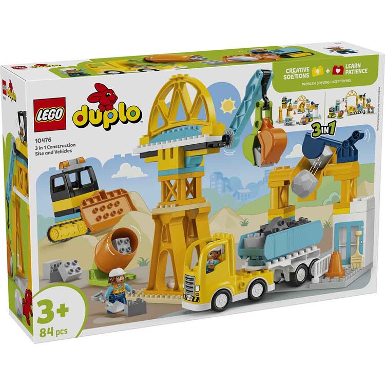 DUPLO 3 in 1 こうじげんば と のりもの 10476 【プラザセレクト】
