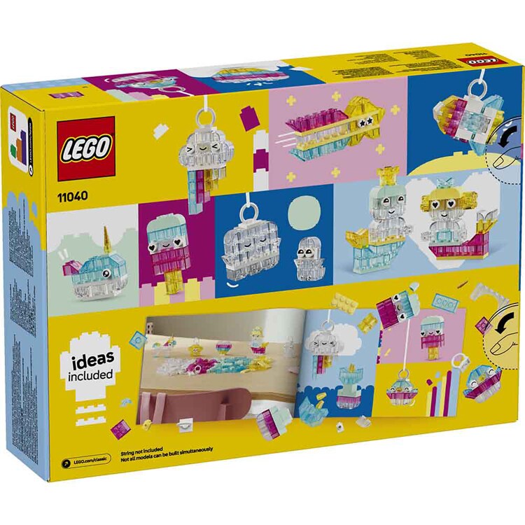 LEGO CLASSIC まほうのアイデアボックス<クリアカラー> 11040 【プラザセレクト】