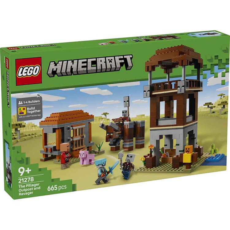 MINECRAFT ピリジャー部隊とラヴェジャー 21278 【プラザセレクト】