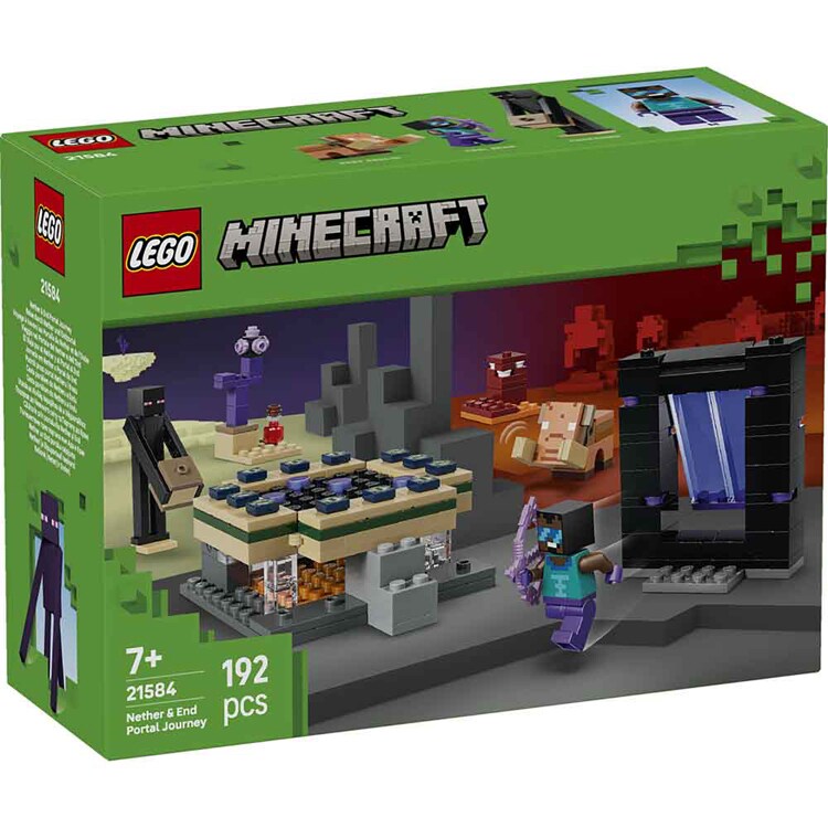 MINECRAFT ネザーとエンドポータルの旅 21584 【プラザセレクト】