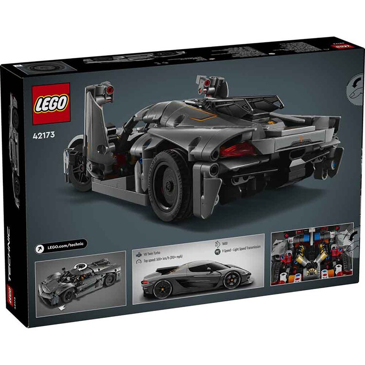 TECHNIC Koenigsegg Jesko Absolut ハイパーカー <グレー> 42173 【プラザセレクト】