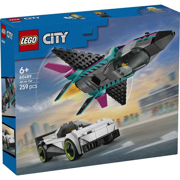 CITY ジェット機とスポーツカーのスピード対決 60489 【プラザセレクト】