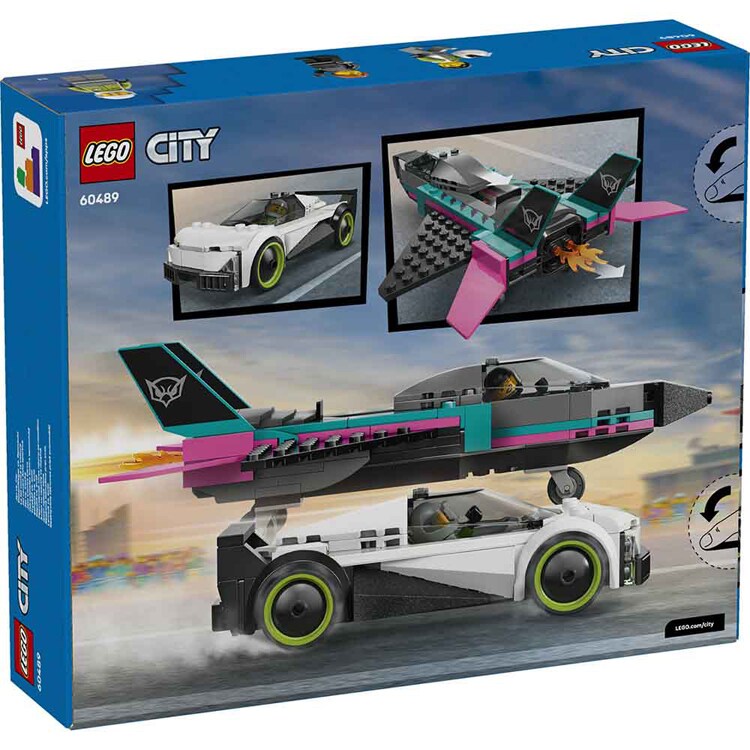 CITY ジェット機とスポーツカーのスピード対決 60489 【プラザセレクト】