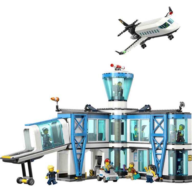 CITY 空港ターミナルと飛行機 60502 【プラザセレクト】