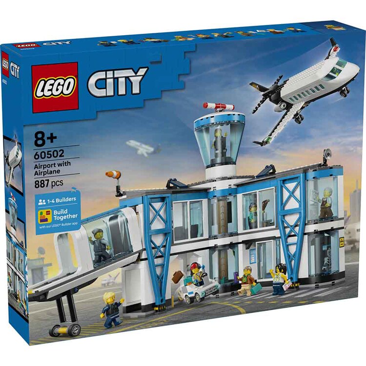 CITY 空港ターミナルと飛行機 60502 【プラザセレクト】