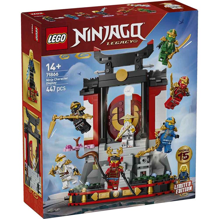 NINJAGO ニンジャ キャラクターディスプレイ<15周年記念モデル> 71866 【プラザセレクト】