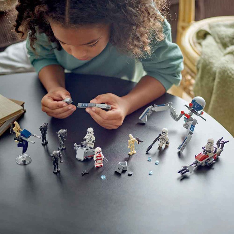 STAR WARS TM クローン・トルーパー(TM)とバトル・ドロイド(TM) バトルパック 75372 【プラザセレクト】