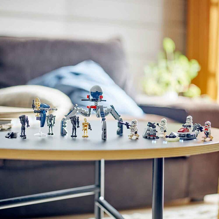 STAR WARS TM クローン・トルーパー(TM)とバトル・ドロイド(TM) バトルパック 75372 【プラザセレクト】
